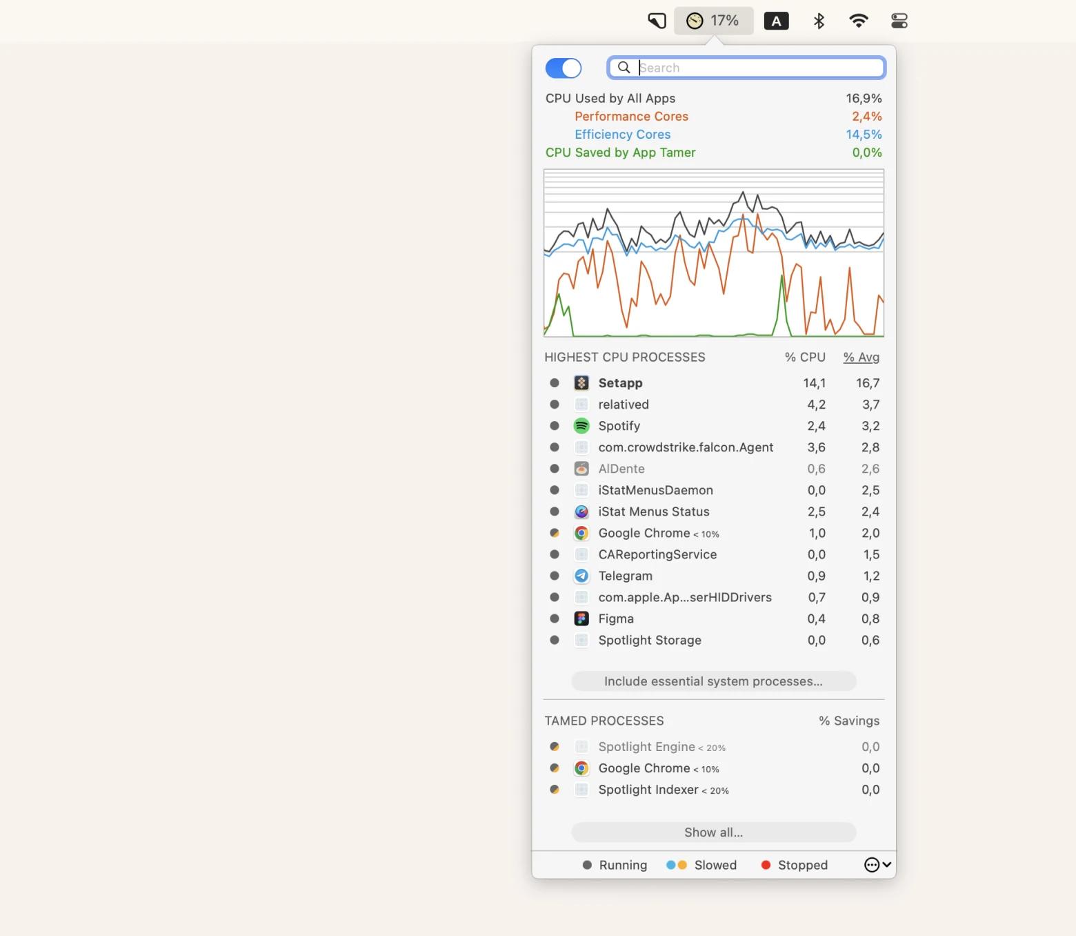 manage CPU-hogging apps